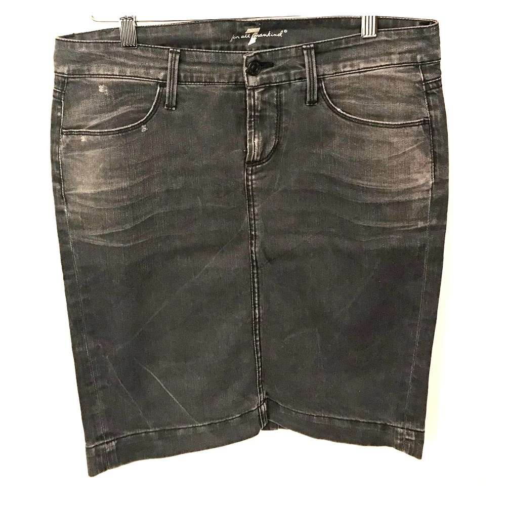 Grey 7 Jeans Skirt